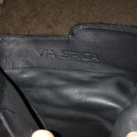 Via Spiga Darin’s Black Suede Booties - Picture 6 of 7